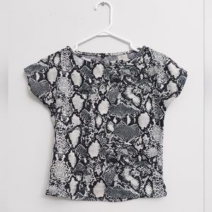 Snakeskin Print T'shirt